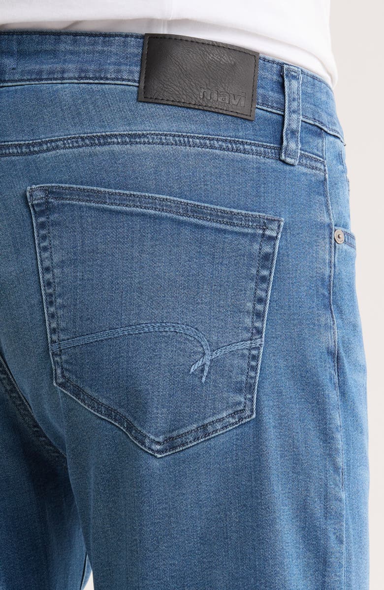 Mavi Jeans Zach Straight Leg Jeans, Alternate, color, Mid Brushed Supermove