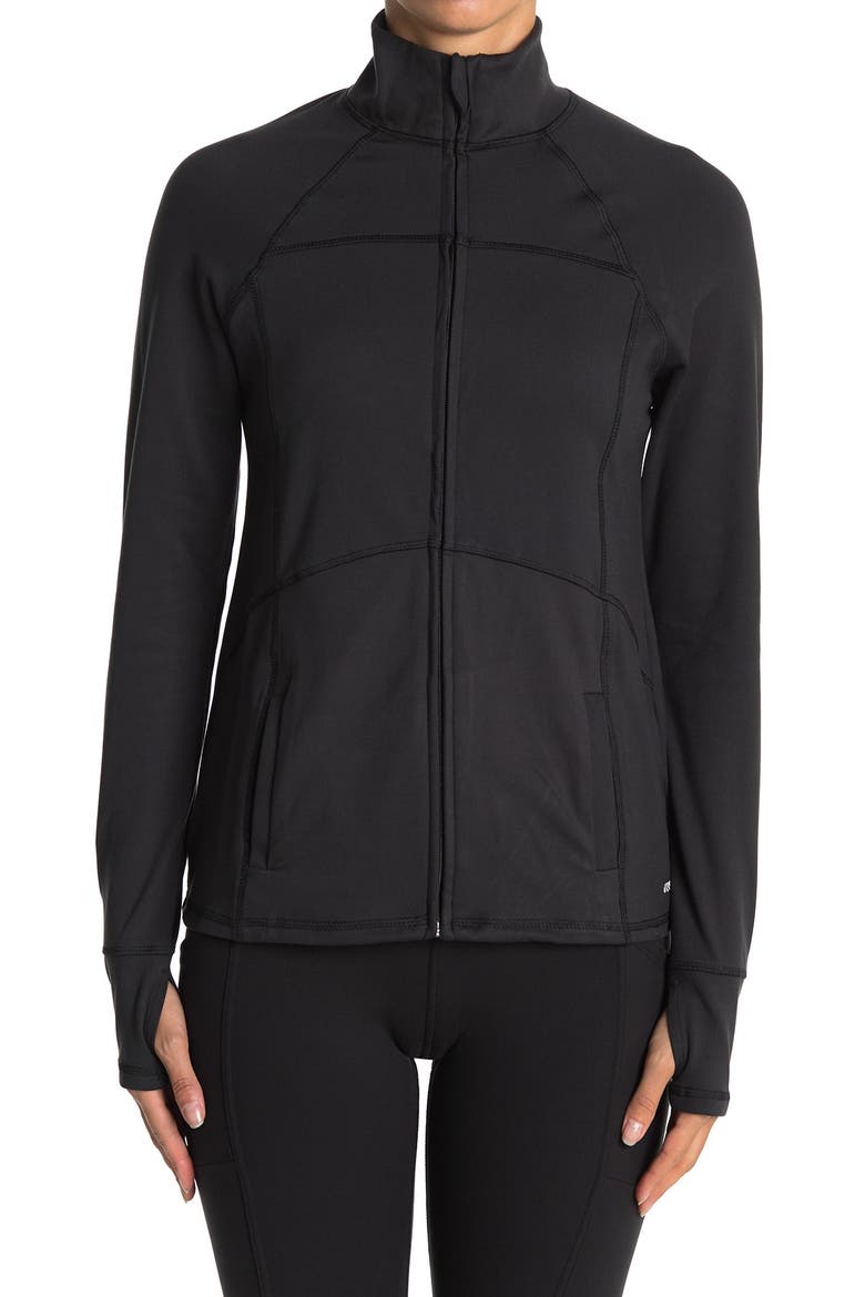 Revival Zip Front Jacket, Main, color, BLACK