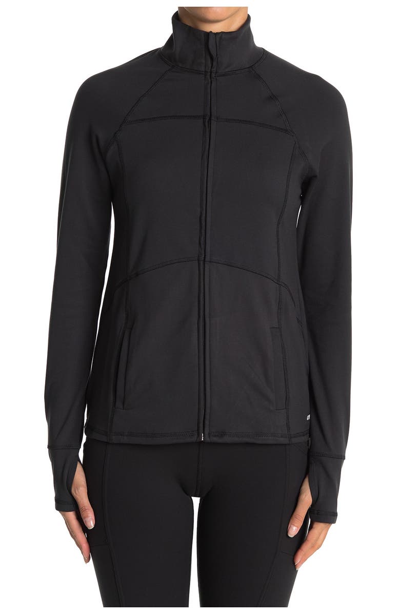 MARIKA Revival Zip Front Jacket, Main, color, Black