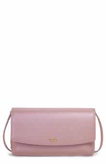 TUMI Leather Crossbody Wallet