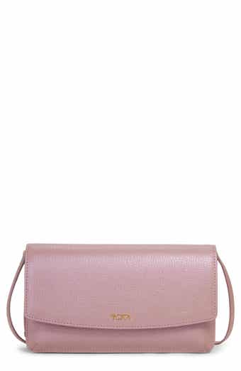TUMI Leather Crossbody Wallet