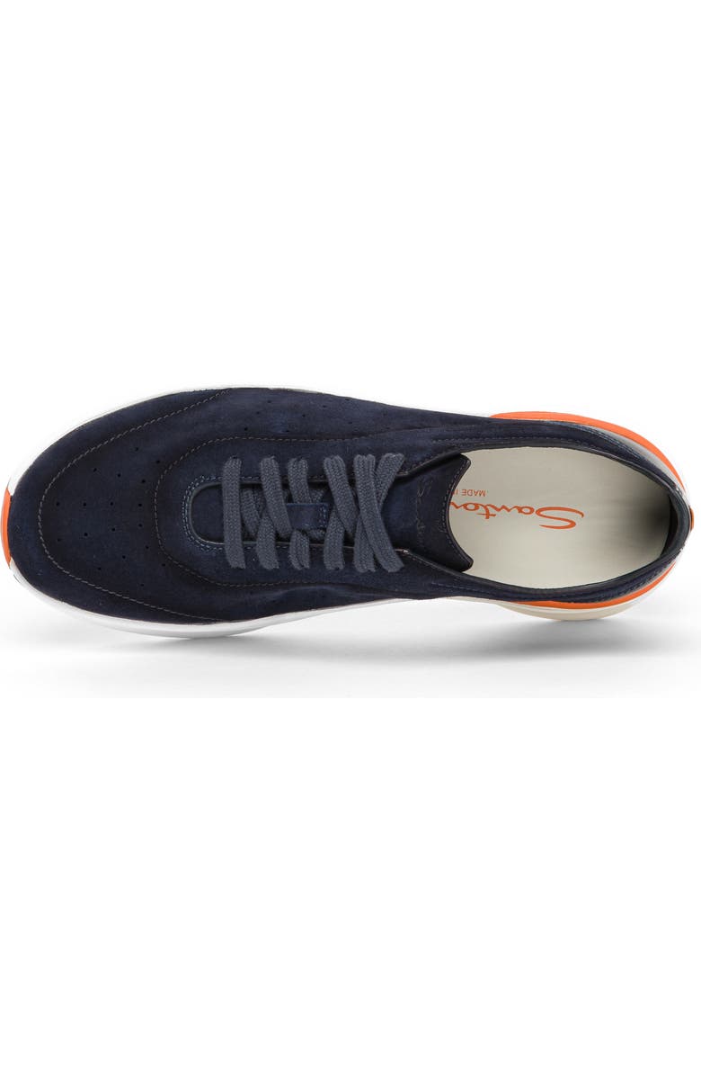 Santoni Bounce Sneaker, Alternate, color, Blue