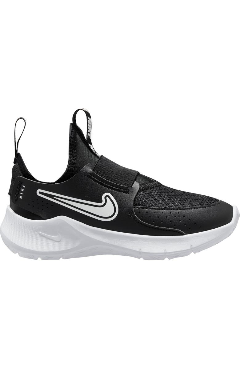Nike Flex Runner 3 Slip-On Shoe, Main, color, Black/ White