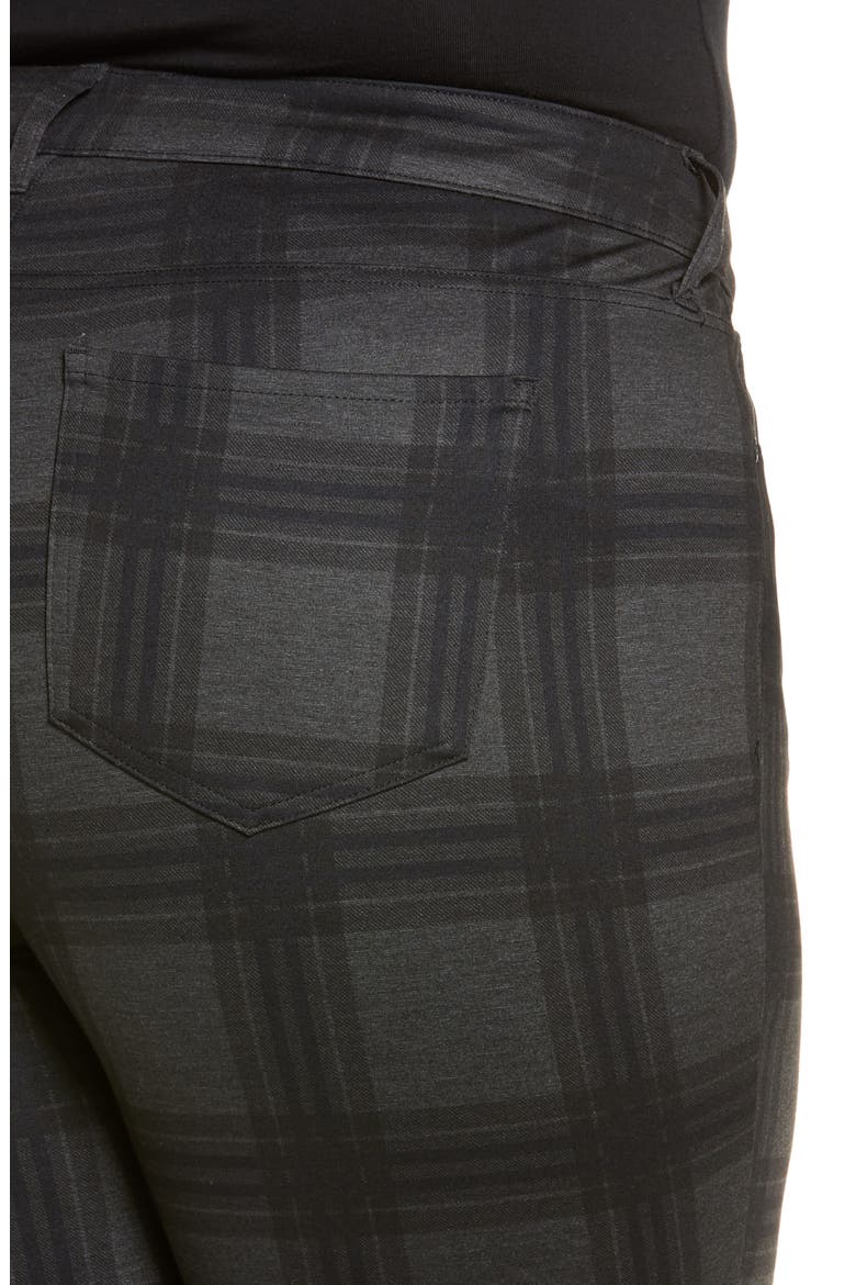 Marilyn Plaid Ponte Straight Leg Pants, Alternate, color, PIEDMONT PLAID
