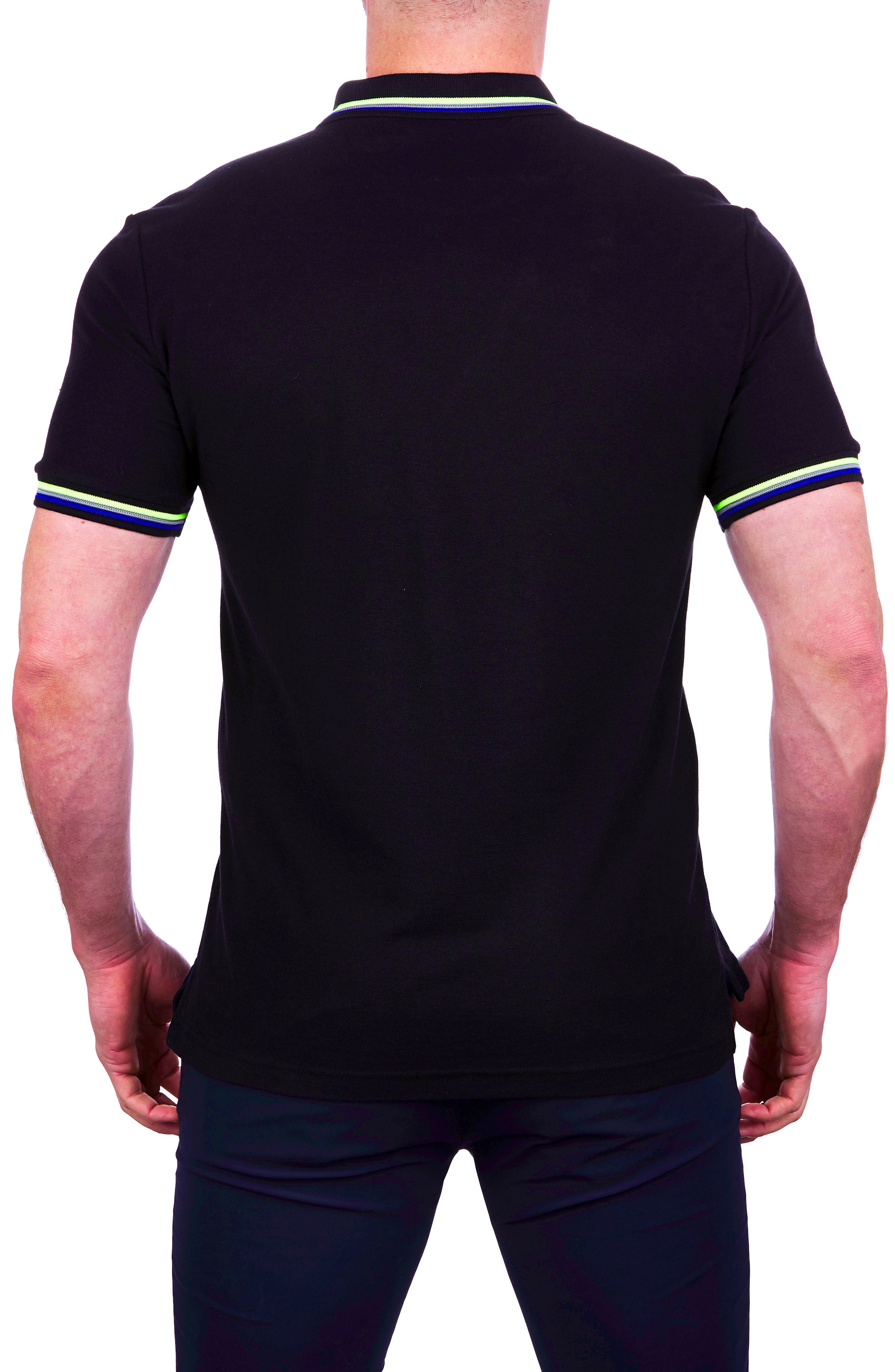 MozartTip Black Pique Polo - image 2
