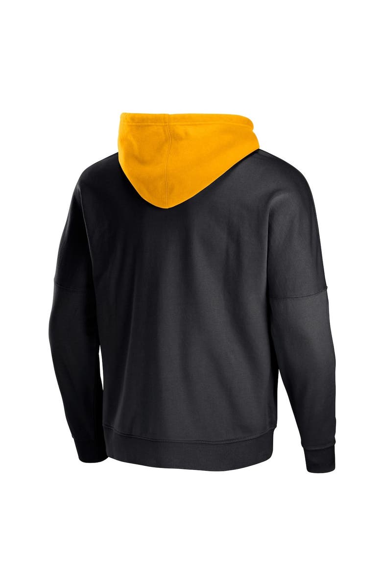 STAPLE Men's NFL x Staple Black Arizona Cardinals Throwback Vintage Wash Pullover Hoodie, Alternate, color, Black