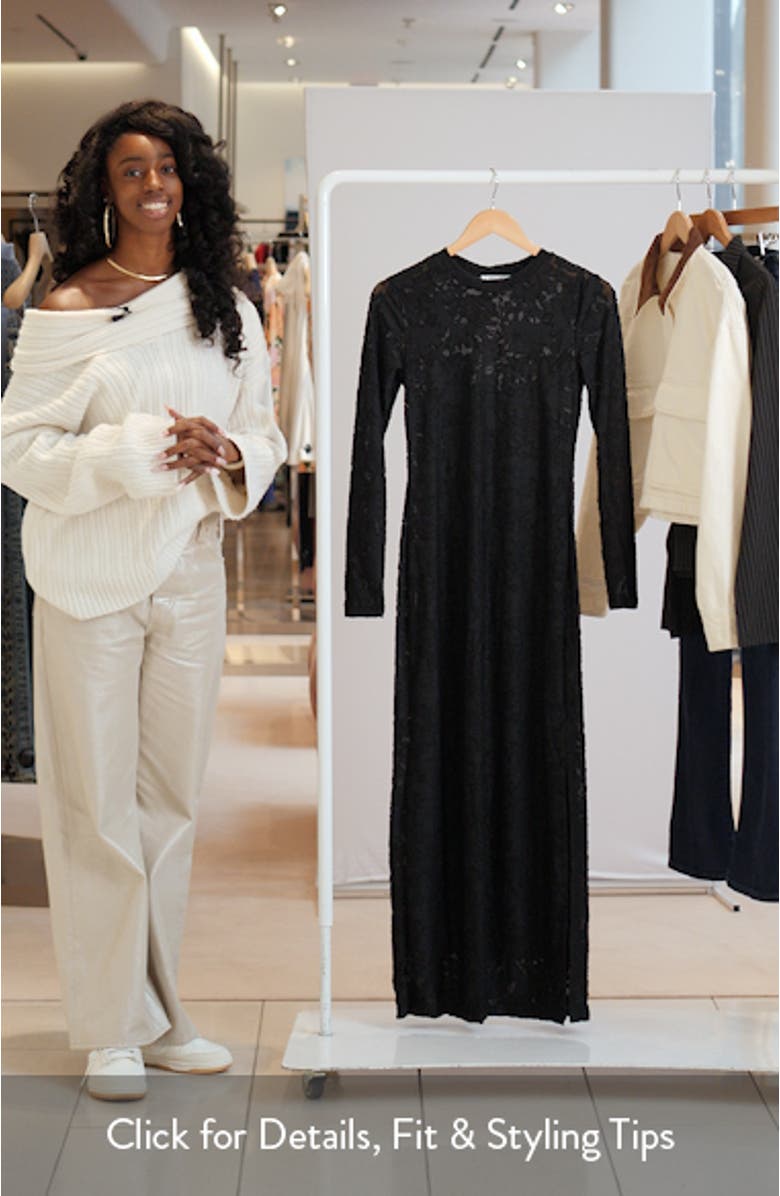 Cecelia Floral Long Sleeve Maxi Dress, sales video thumbnail