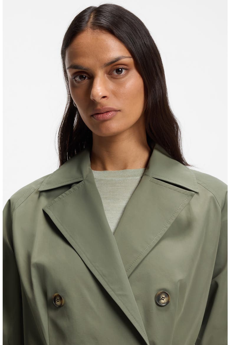 Calili Trench Coat, Alternate, color, TEA LEAF