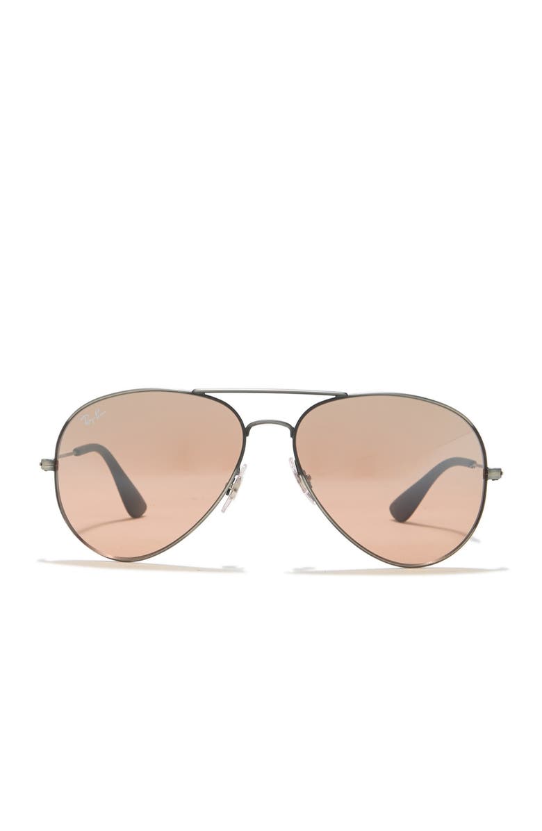 Ray-Ban 58mm Aviator Sunglasses, Alternate, color, 