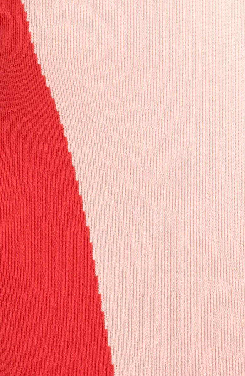 ELOQUII Colorblock Sleeveless Sweater Dress, Alternate, color,