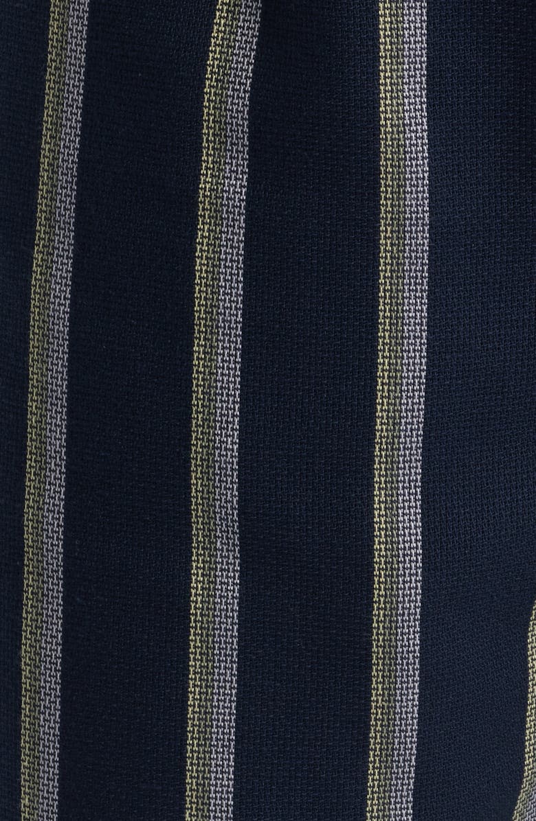 HUGO Ronan Stripe Oxford Shorts, Alternate, color, Dark Blue