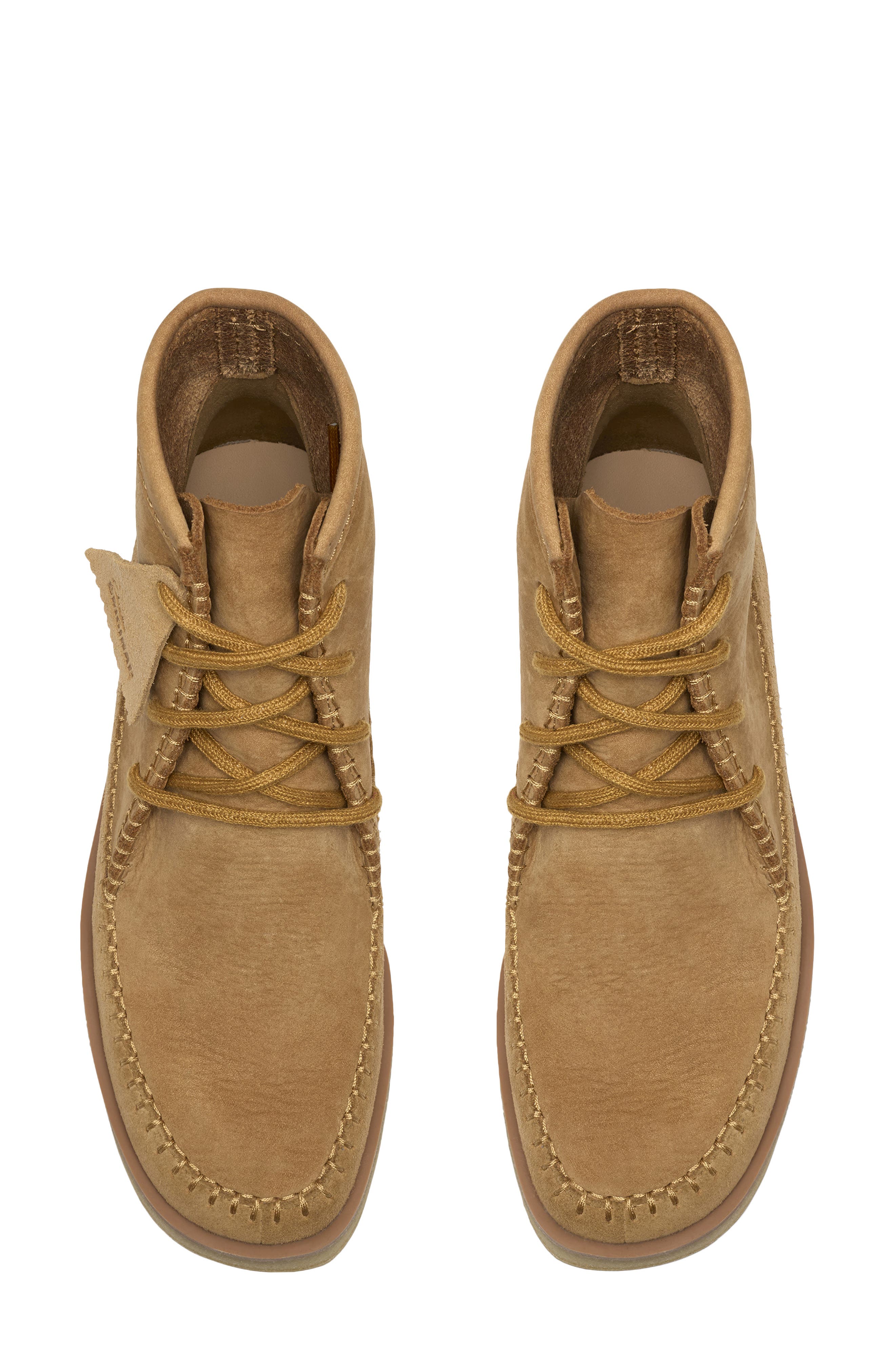 Weaver Craft Leather Bootie, Alternate, color, TAN NUBUCK