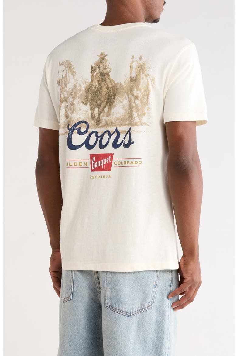 Coors Banquet Graphic T-Shirt, Alternate, color, CREAM