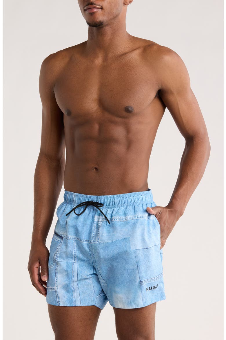 Jey Swim Trunks, Main, color, LIGHT/ PASTEL BLUE
