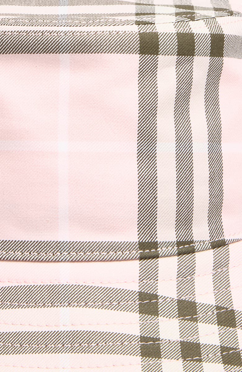 Burberry Check Twill Bucket Hat, Alternate, color, Finch Beige Ip Check