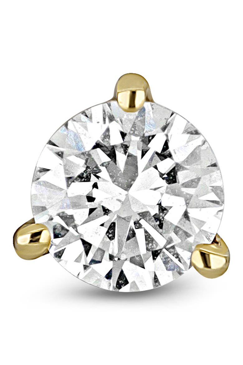 18K Gold Diamond Stud Earrings - .75ct.–2ct., Alternate, color, 18K YELLOW GOLD