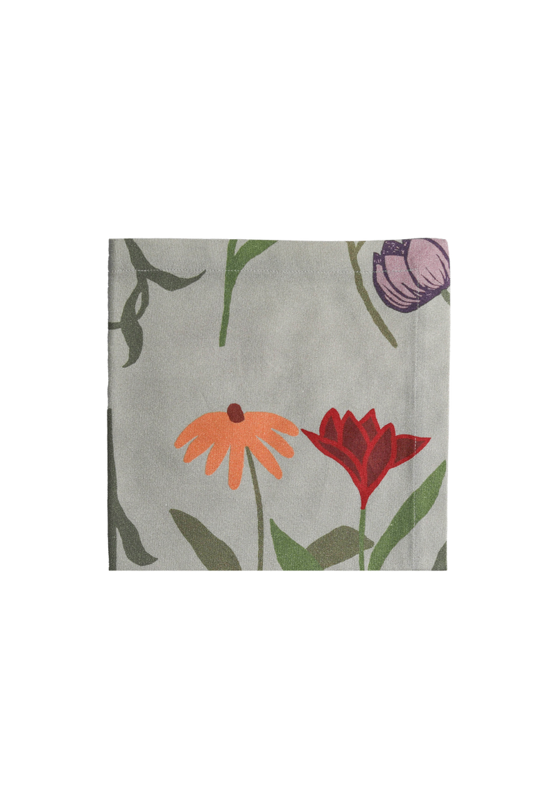 Napkins Picnic on the Meadow Offcut Version - Set of 6, Alternate, color, White