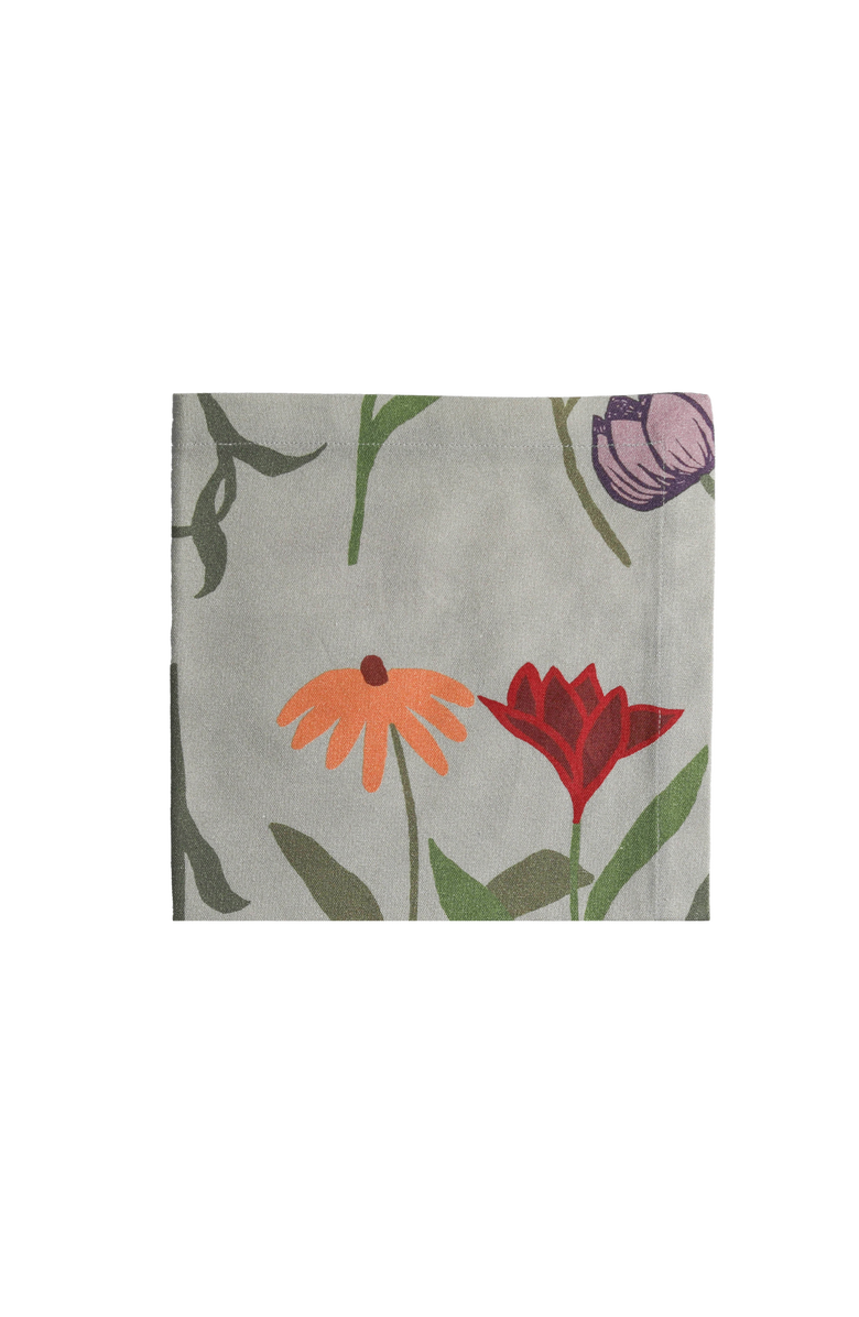 Sophie Williamson Design Napkins Picnic on the Meadow Offcut Version - Set of 6, Alternate, color, White