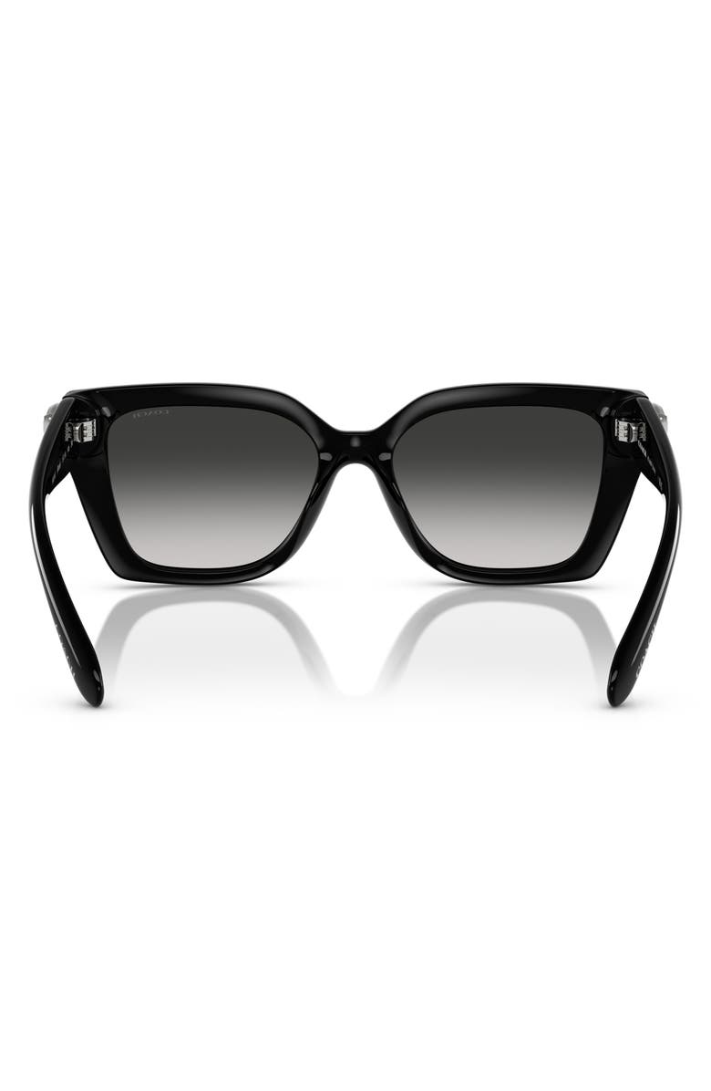 COACH 57mm Gradient Square Sunglasses, Alternate, color, 