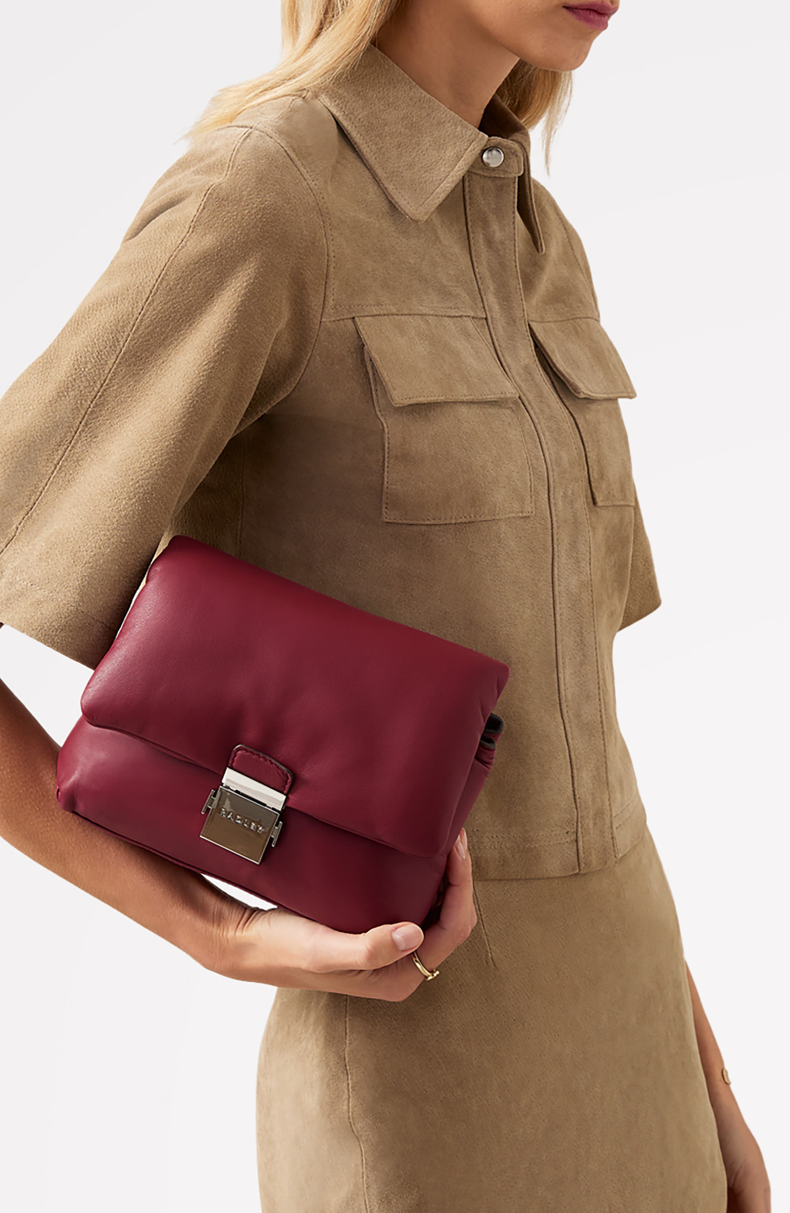 Radley Bond Court Small Crossbody Bag, Alternate, color, Cranberry