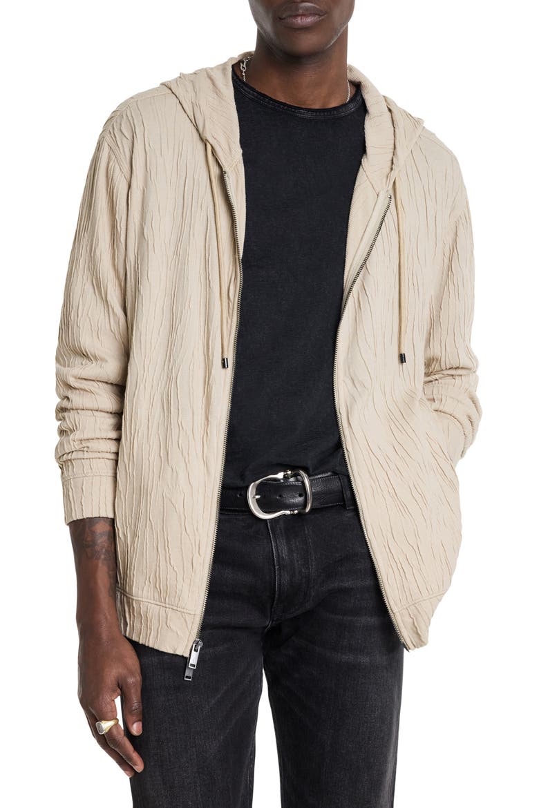 Ihsan Full Zip Hoodie, Main, color, FOSSIL GREY