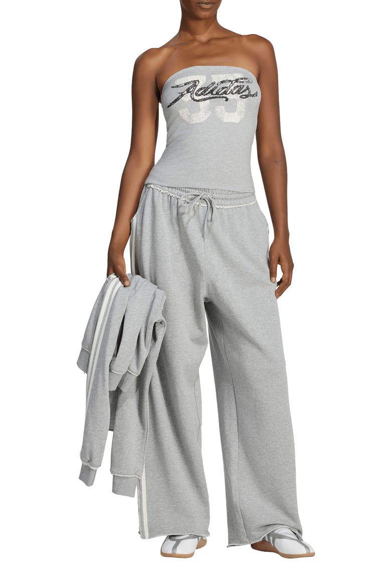 Graphic Tube Top, Alternate, color, GREYHEATHER