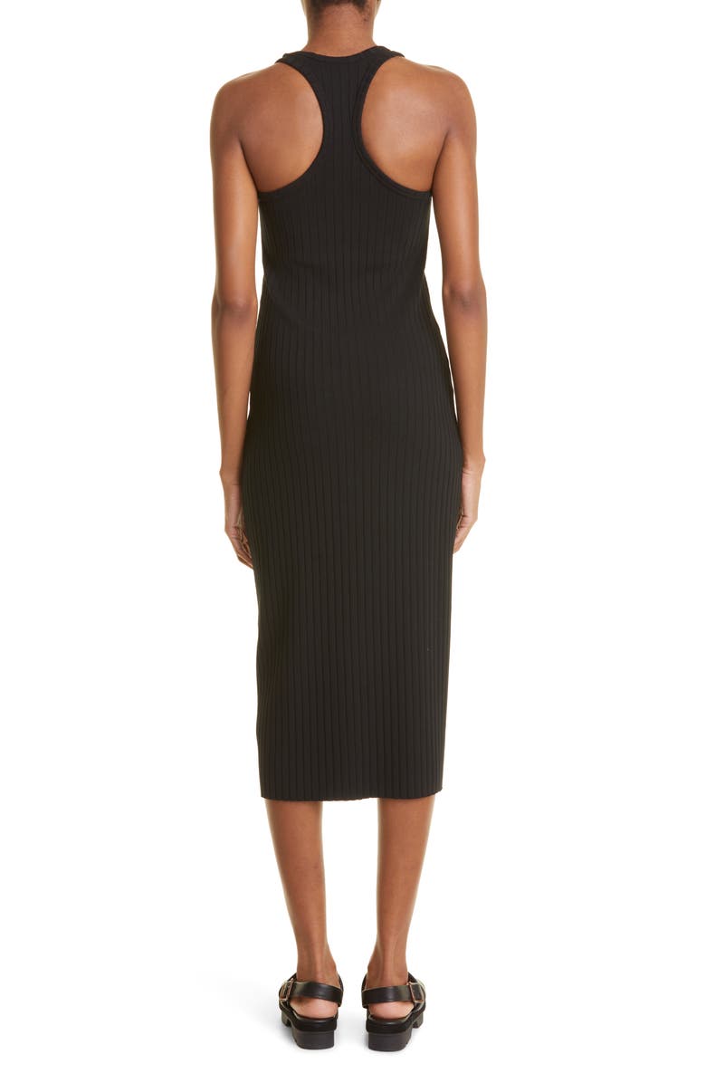Vince Rib Knit Racerback Body-Con Dress, Alternate, color, 