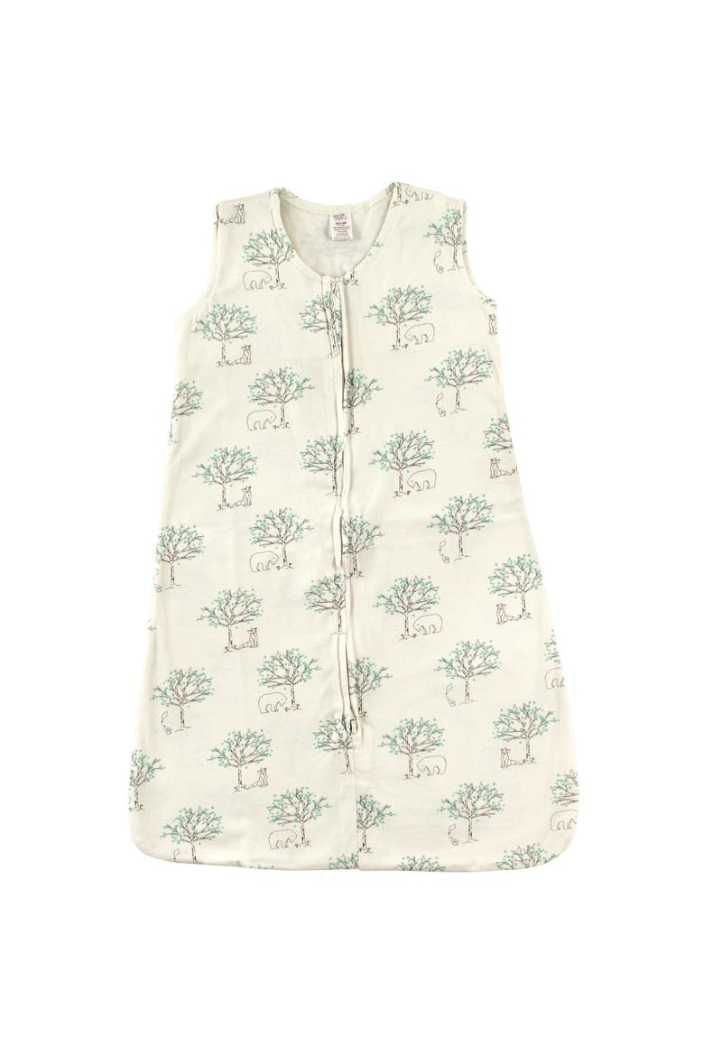 Organic-Cotton Sleeveless Wearable Sleeping Bag, Sack, Blanket, Main, color, Birch Tree