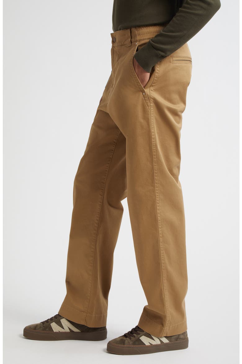 Cotton Stretch Gabardine Pants, Alternate, color, DIJON