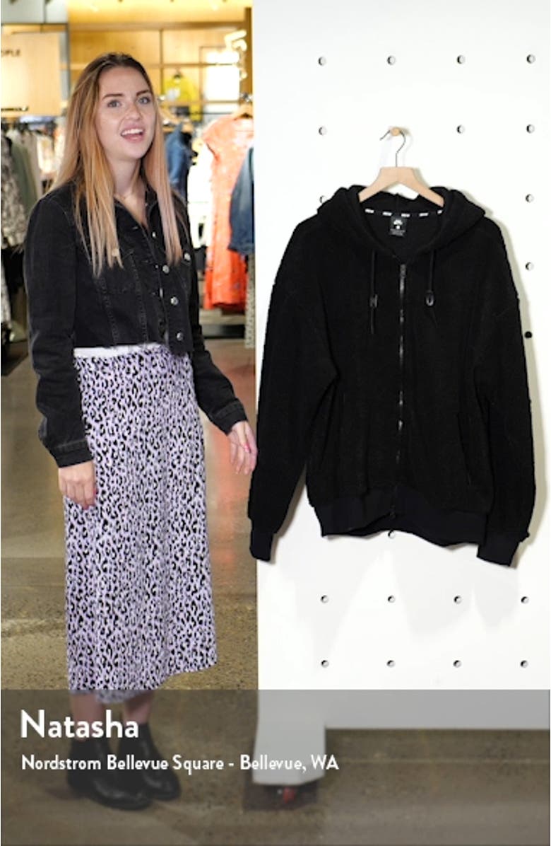 Nike Faux Shearling Hoodie, sales video thumbnail