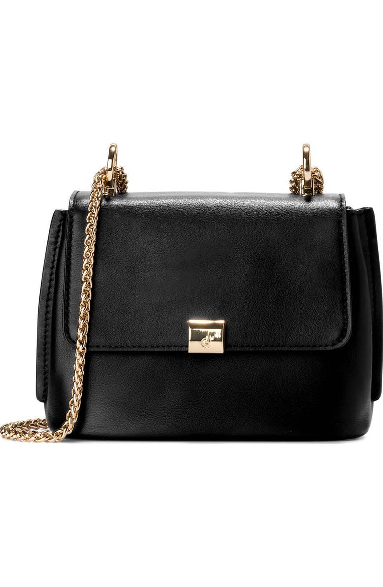 Cole Haan Mini Convertible Chain Leather Bag, Main, color,