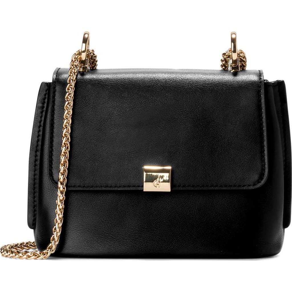 COLE HAAN COLE HAAN MINI CONVERTIBLE CHAIN LEATHER BAG