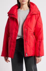 OOF WEAR Quilted Water Repellent Hooded Jacket