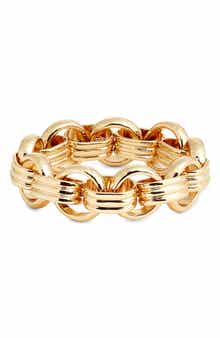 Bold Chain Stretch Bracelet