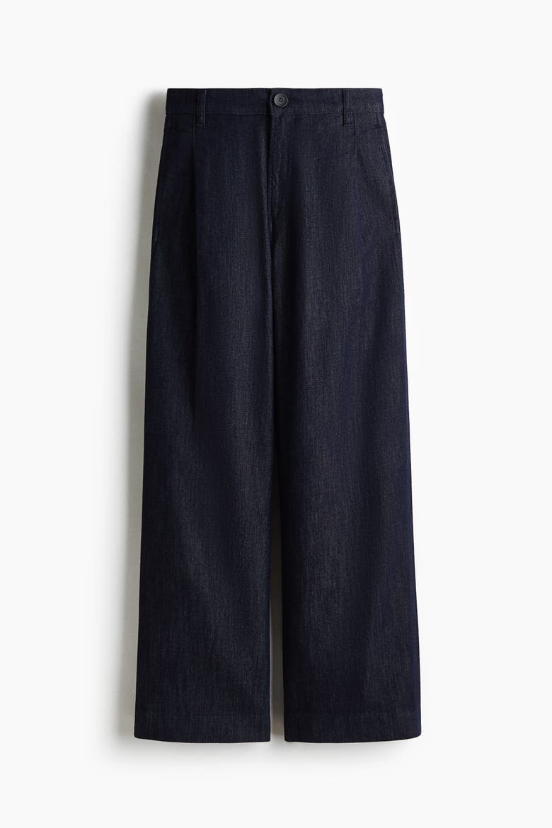 Wide Regular Jeans, Alternate, color, Dark denim blue