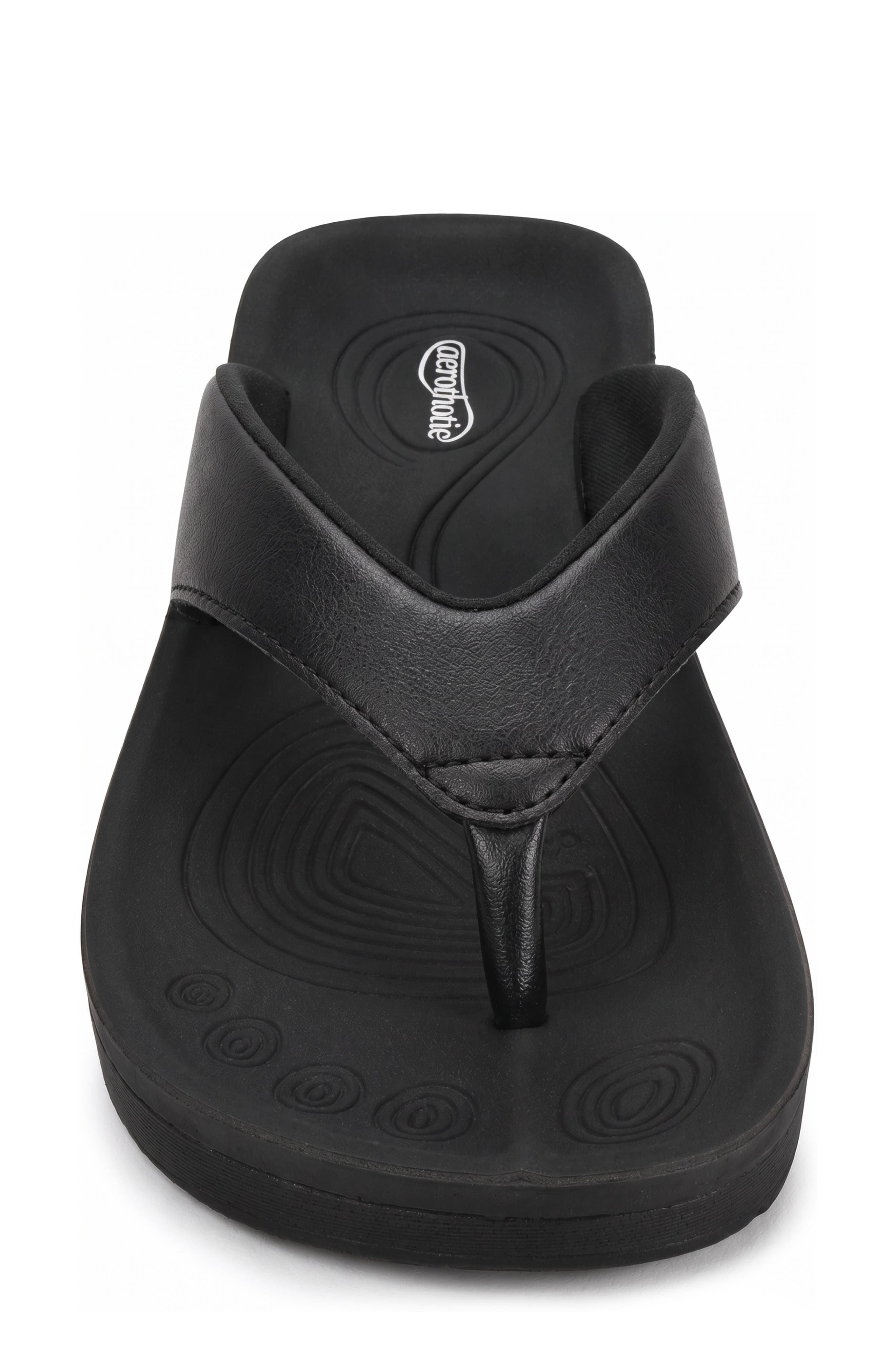 Ravine Flip Flop, Alternate, color, BLACK