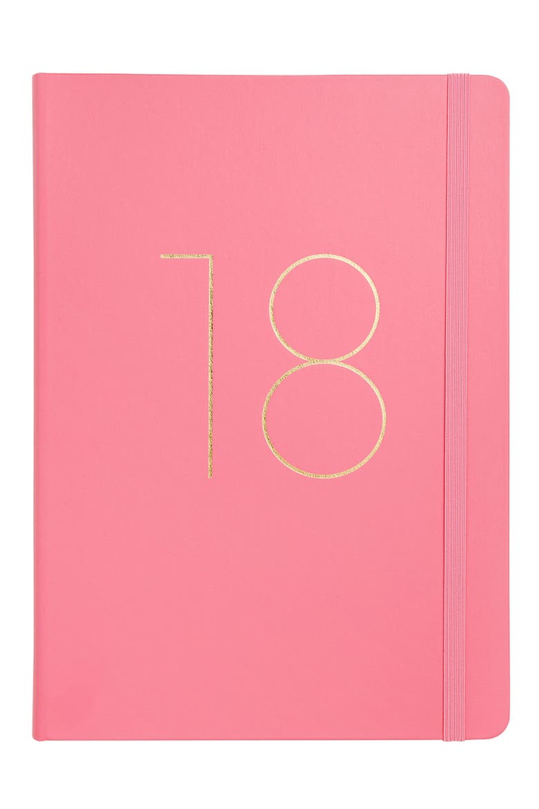 2018 Weekly Planner, Main, color, RASPBERRY