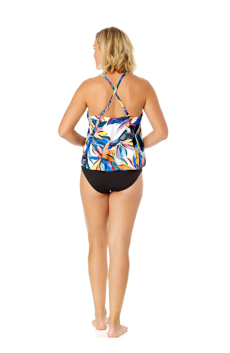 Anne Cole Women's Riviera Floral Easy Triangle Tankini Swim Top, Alternate, color, Riviera Floral