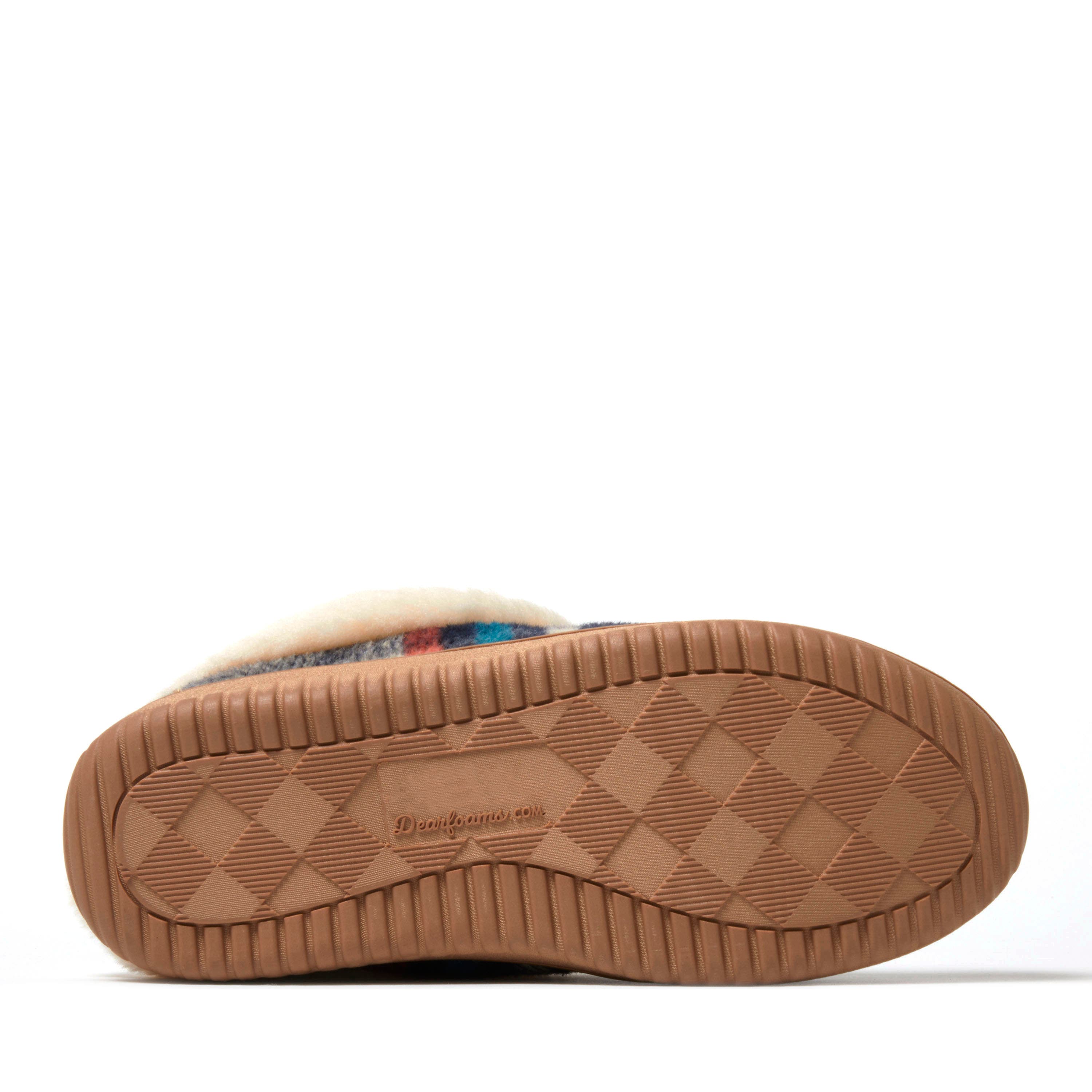 Atley Energy Return Clog Slipper, Alternate, color, Navy Plaid