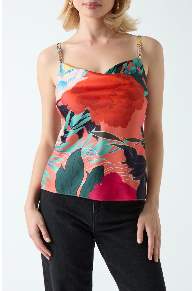 Roma Print Sleeveless Top, Main, color, OPEN