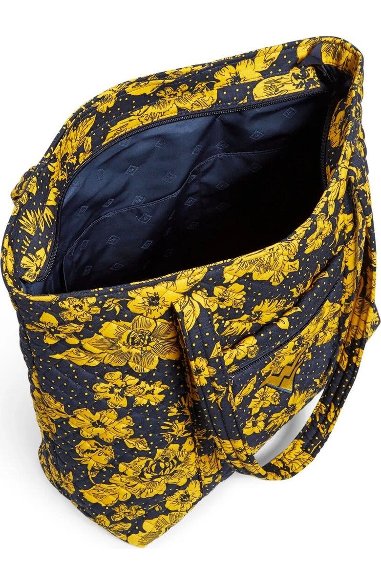 VERA BRADLEY West Virginia Mountaineers Rain Garden Vera Tote Bag, Alternate, color,