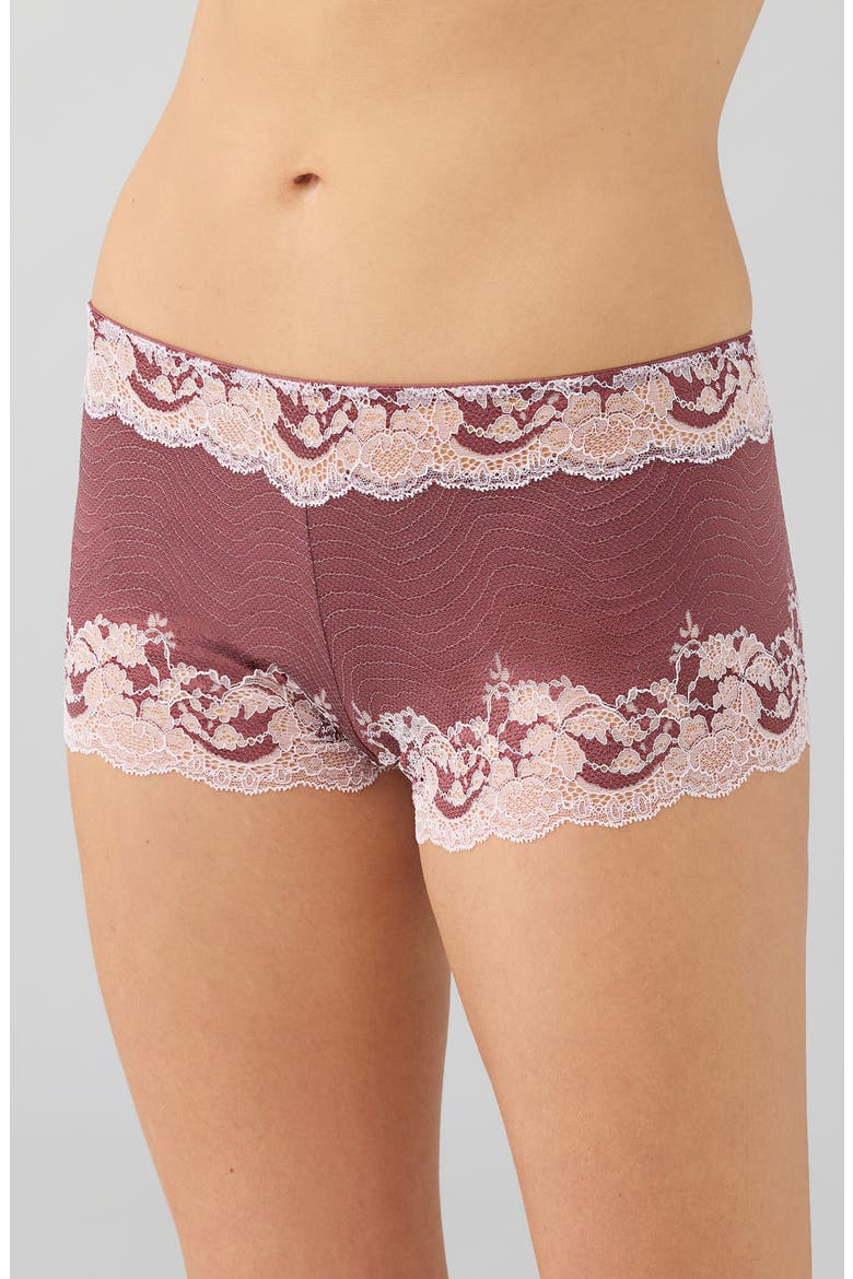 Modern Affair Boyshorts, Alternate, color, ROSE BROWN/ CRADLE PINK