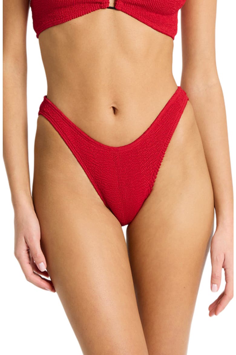 BOUND by Bond-Eye Sign Bikini Bottoms, Main, color, BAYWATCH RED