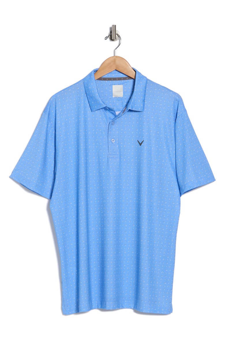Callaway Polo Top, Main, color, Vista Blue
