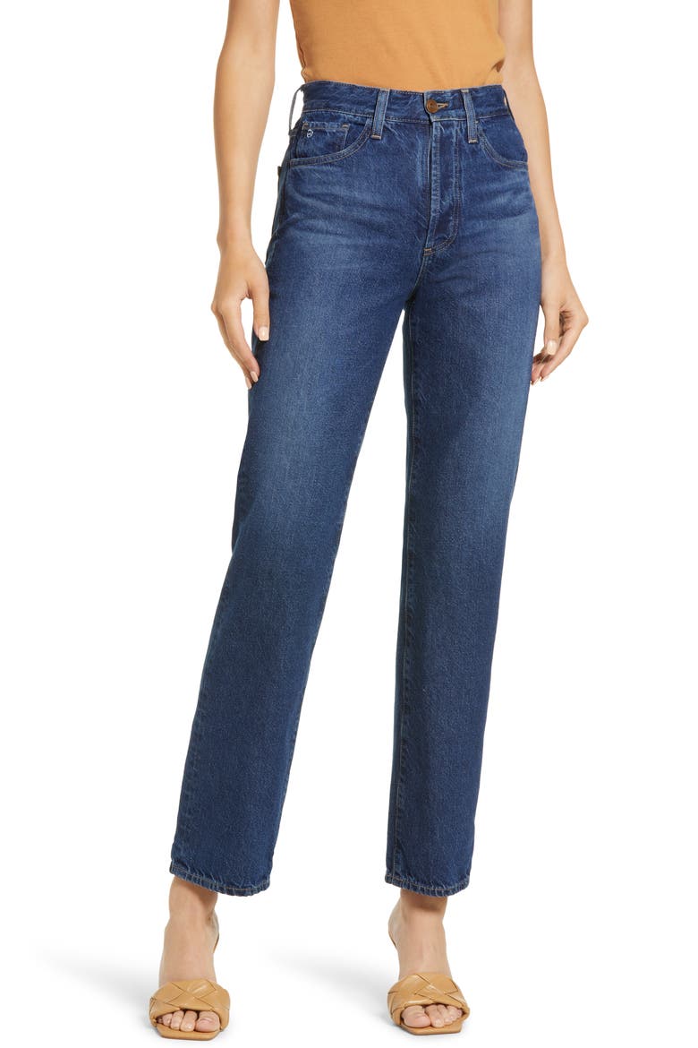 The Jean of Tomorrow Alexxis High Waist Straight Leg Jeans, Main, color, METROPOLITAN