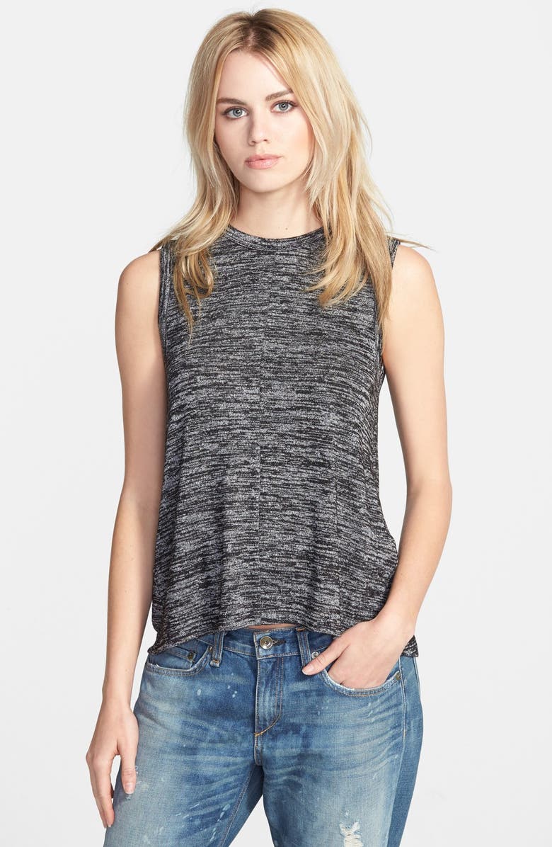 rag & bone/JEAN 'Nicole' Split Back Tank, Main, color, 
