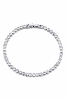 Adornia Crystal Bezel Bracelet