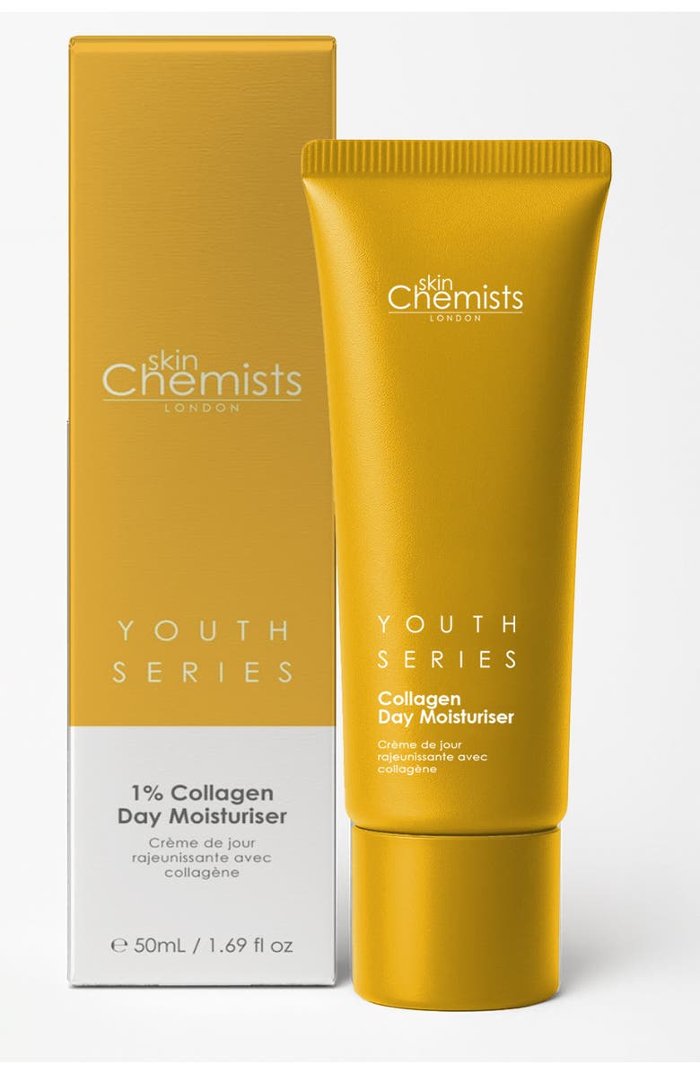 SKINCHEMISTS Youth Series 1% Collagen Day Moisturiser 50ml, Alternate, color, White