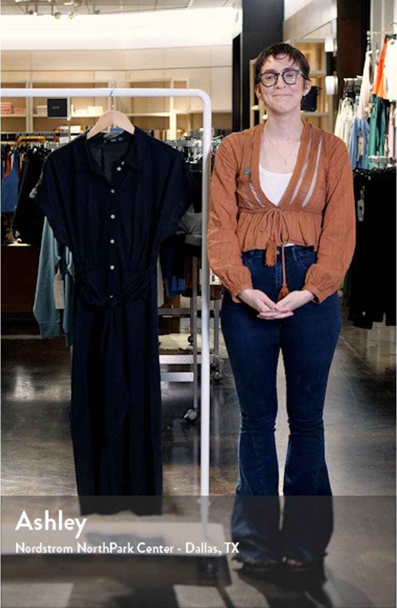 Knot Detail Midi Shirtdress, sales video thumbnail