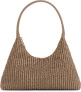 Mansur Gavriel Mini Candy Woven Raffia Hobo Bag